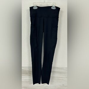 lululemon athletica Black High-Waist Leggings with Side Pockets